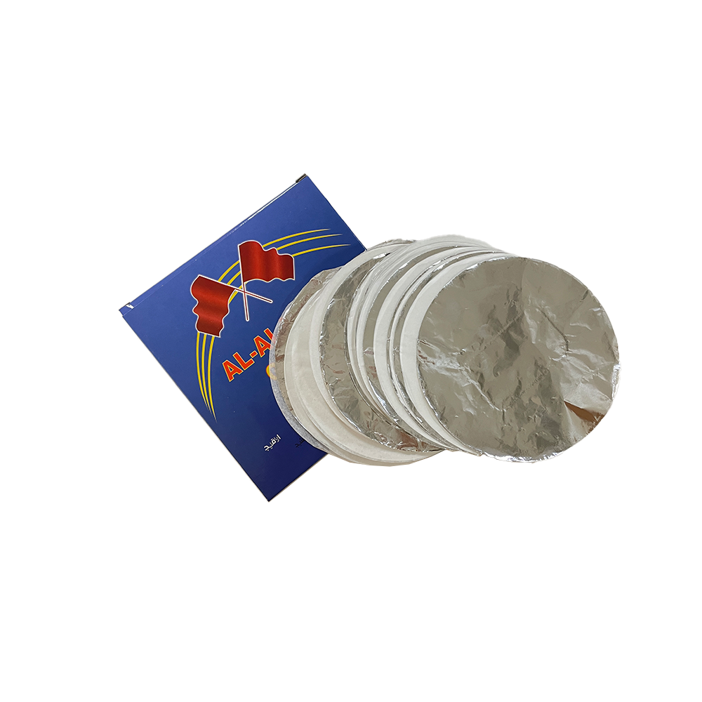 Disposable Shisha Aluminium Hookah Foil Paper Sheets With Holes Treatment Composited