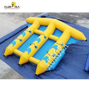 Quality Water Sport colorful Towable Inflatable Banana Boat Tube Flying Fish For Sea wholesale