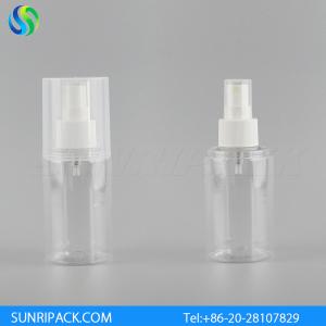 Quality 100ml spray plastic bottles, 100ml clear PET bottles w/sprayer wholesale