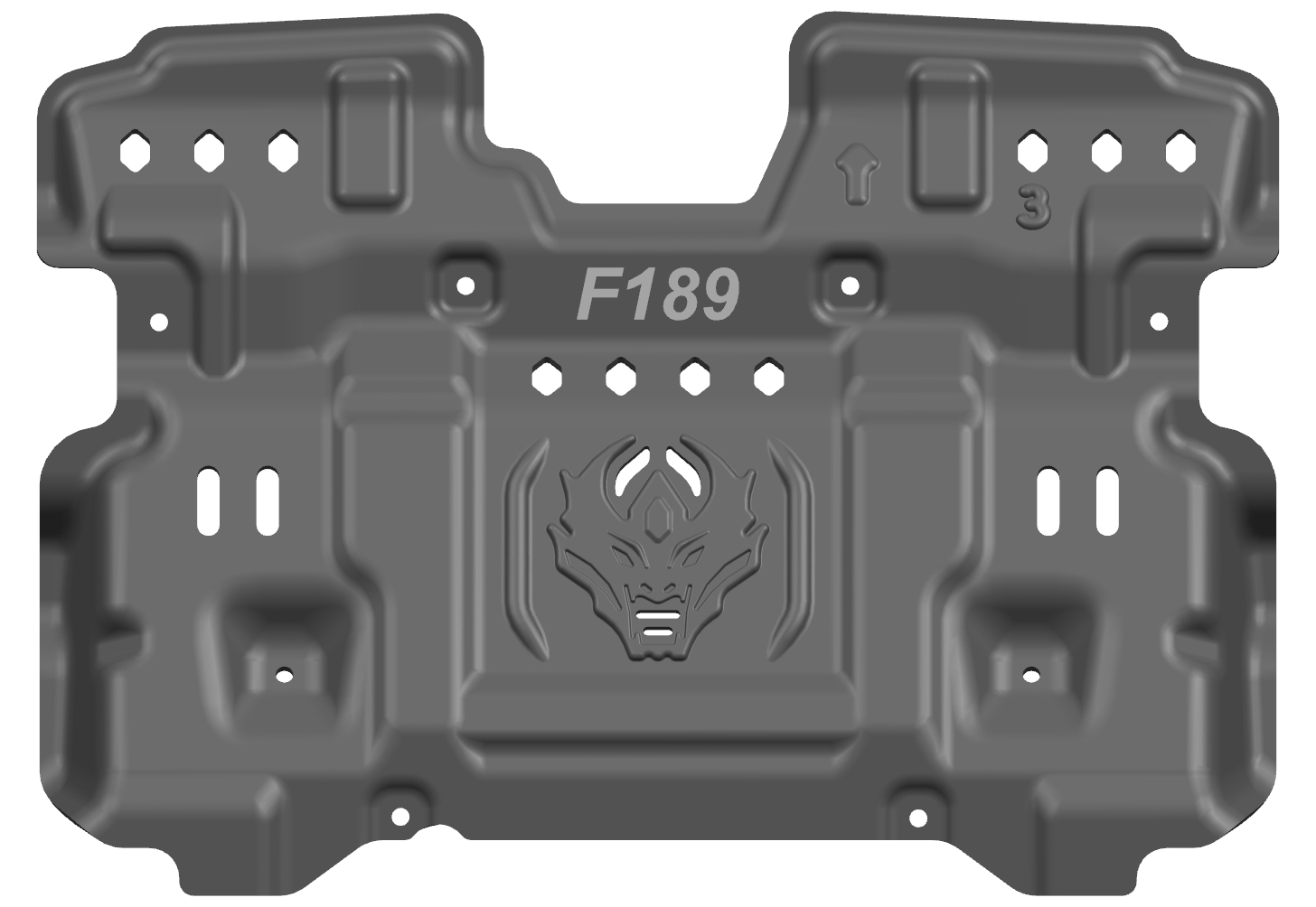 Magnalium Gearbox Transfer Case Engine Guard Skid Plate Protector for 22 Toyota Tundra