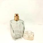 75ml Exquisite Diamond Perfume Bottle Glass Bottle Transparent Bayonet Spray