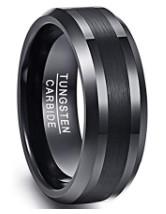 Quality Gold Pattern Men's Tungsten Carbide Wedding Ring Support Mould Making wholesale