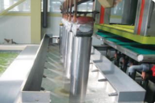 The intermittent countercurrent sprayWidely used in rubber manufacturing,