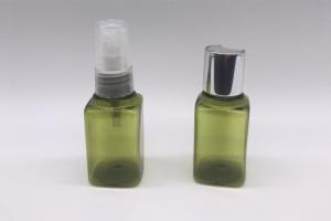 Quality 30ml Square PET Plastic Toner Water Bottle With Cap wholesale