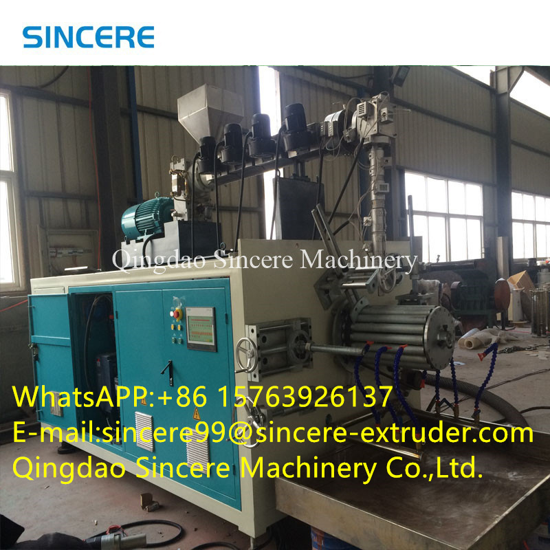 Spiral Winding Electrical Pipe Manufacturing Machine HDPE Culvert Making Extrusion