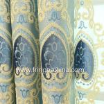 European Style Home Textile Blackout Jacquard Embroidery Window Curtain