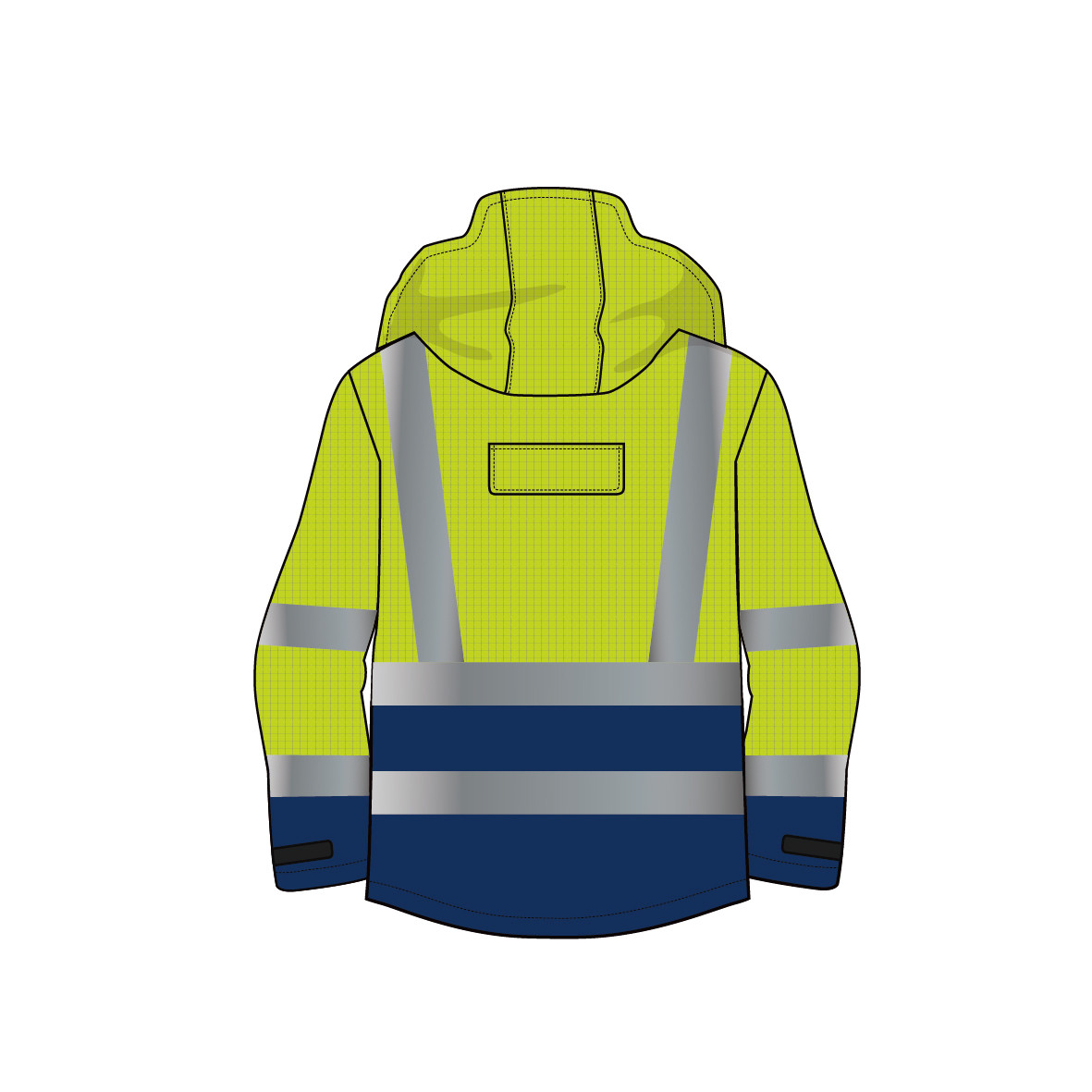 Offshore Hivis Rain Proof Workwear Electric Preventing Coat