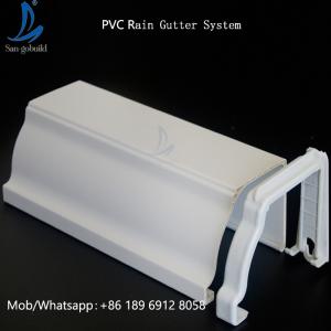 Quality Roofing Materials Whosale PVC Rain Gutter Malaysia/Philippines/Kenya wholesale