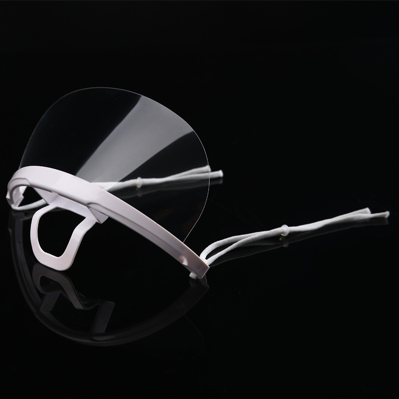 Eco Friendly 14*5.5CM Transparent Plastic Face Mask