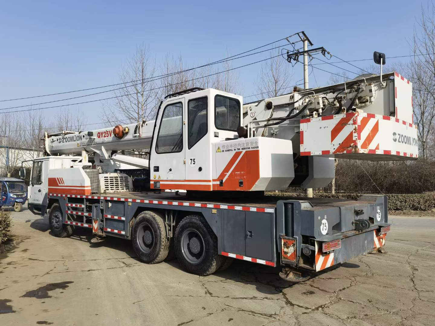 Mobile Truck Crane 25 Ton Used Truck Cranes with Low Working Hours and 2001-4000 Hours