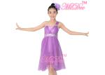 Elegant Modern Lyrical Lilac Dance Costumes Wedding Bridesmaid Dresses