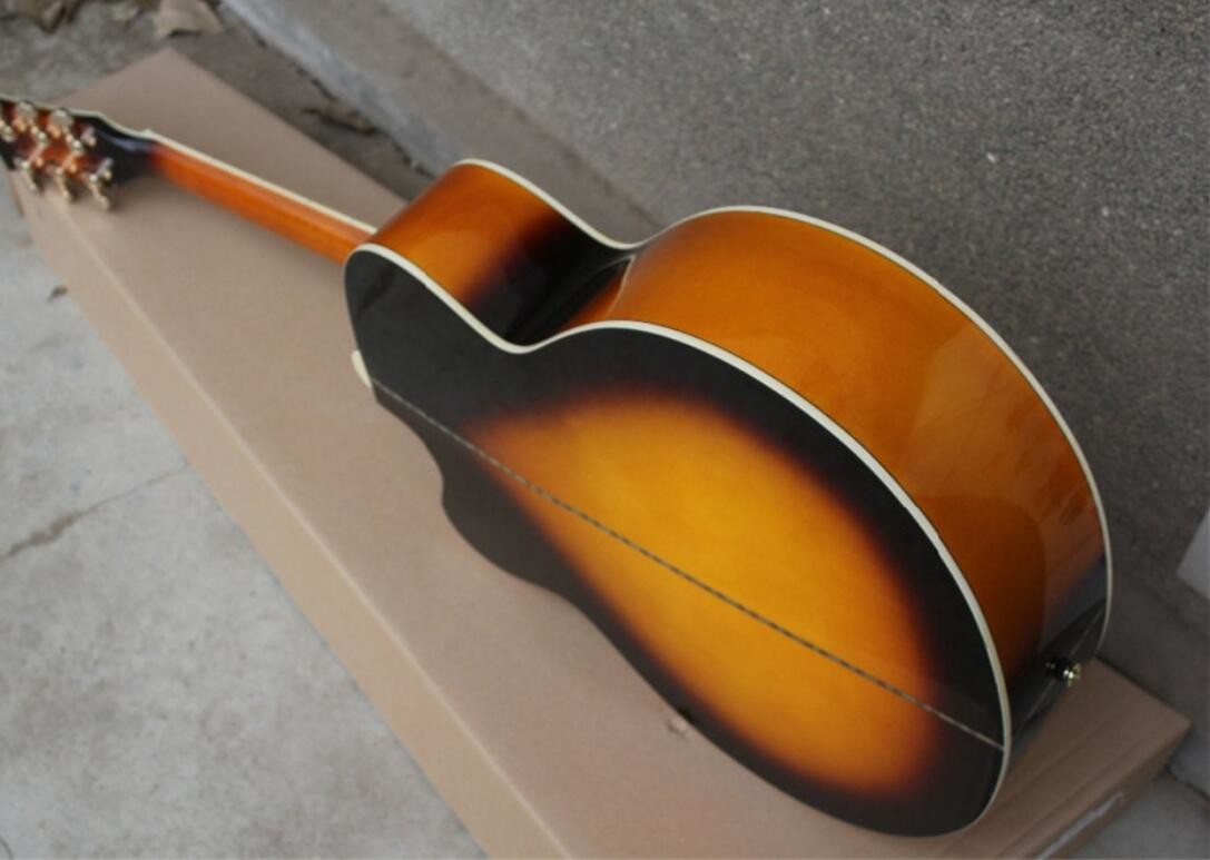 2018 New CUSTOM GB H-Bird acoustic guitar Jumbo G200 body H-Bird electric acoustic guitar