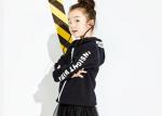 Trendy 100% Cotton Girls Fleece Hoodie , Casual Kids Cardigan Sweater
