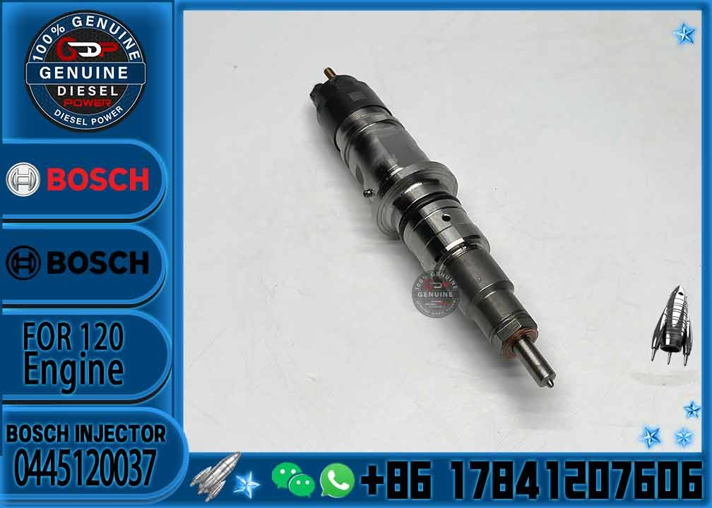 0445120037 COMMON RAIL INJECTOR CUM-MINS C-ASE 87538123 3965750 4940171 5263306