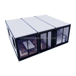 Quality Container Houses Affordable Steel Structure Prefab Homes with 50/75/100mm Wave Sandwich Panel Walls wholesale