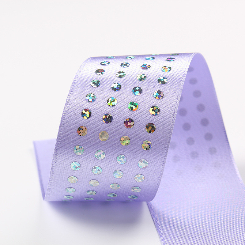 Single Face Diamond Poly Satin Ribbon 5mm-50mm Polyester Satin Ribbon