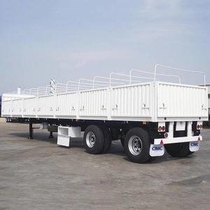 Quality 600mm Height 12 Wheel 3 Axle 50T Side Wall Cargo Trailer wholesale