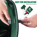 Green Collapsible PVC Rain Barrel 66 Gallon 250L Portable Water Storage Tank