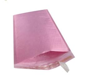 Quality Oil Resistant Pink Bubble Mailers 6x9 , Poly Bubble Mailers Padded Envelopes wholesale