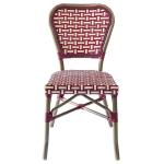 Patio French Bamboo Look Stackable Bistro Dining Chairs