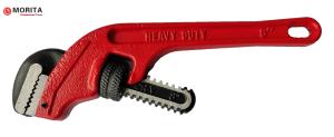 Quality Cr-V Steel 8&quot; 10&quot; Slanting Pipe Wrench 45 Degree Offset Self Clamping wholesale