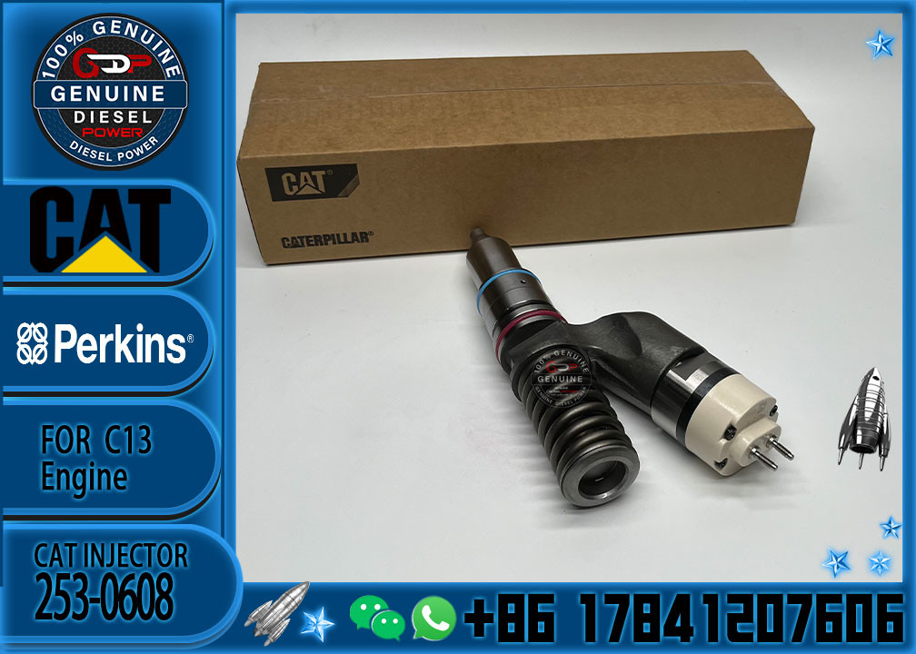 Diesel Fuel Injector 253-0608 249-0705 259-5409 For Cat C11 C13 Excavator 345C 345D 349D