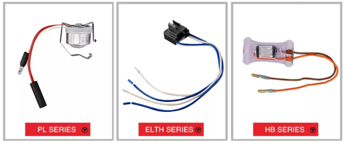 Thermal Fridge Spare Parts Defrost Sensor Customized With Fuse