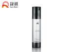 Round AS Black Cosmetic Bottle Packaging For Skin Care Cream , 15ml 30ml 50ml