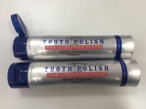 Quality Round Silver Laminated Pharmaceutical / Toothpaste Tubeflip Top Dia 12.7mm - 60mm wholesale