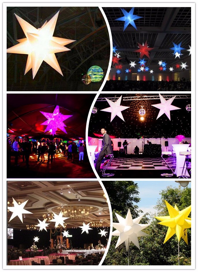 10 legs inflatable star