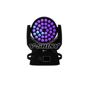 Quality 600w Rgbwauv 6 In1 Led Stage Wash Head Lights With 15 - 60 Degree Zoom wholesale