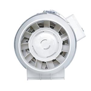Quality 4&quot; inch 220v Electric Inline Duct Fan for HVAC Axial Ventilation Exhaust Plastic White 100mm wholesale