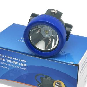 Quality Industrial Lightweight LED Miners Cap Lamp Small Safety 5000lux 2.8ah wholesale