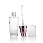 30ml Frost Foundation Glass Bottle With Rose Golden Pump