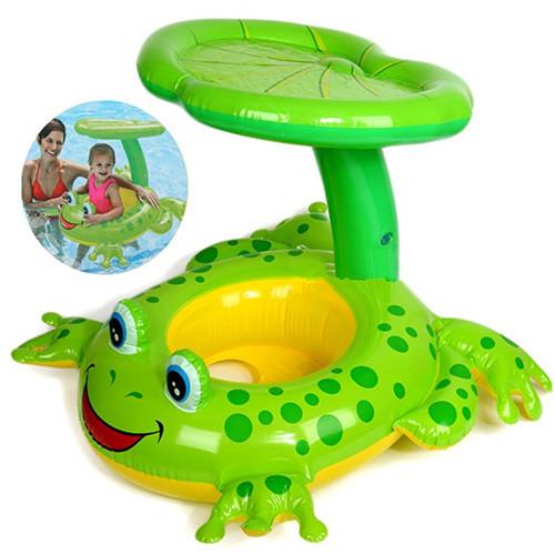 Seat Float Frog Swimming Pool Accessories Plastic Kids Children Pool Inflatable