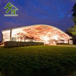 Flame Restardant Anchor Span Tent Arcum Shape Aluminum Structure
