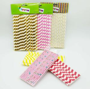 Quality Food Service Paper Supplies Recycled Paper Straws , Biodegradable Paper Straws wholesale