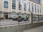 Customized Black Zinc Steel Metal Garrison Fence Panels Maintenance Free