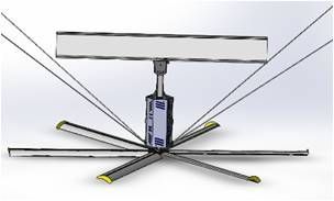 Industrial Big Ceiling Fan for Warehouse