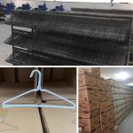 Heavier Clothing Metal Coat Hangers , Dry Cleaning Shops Shirt On Hanger