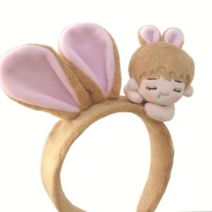 Quality Three Dimensional Plush Cute Face Wash Headband wholesale