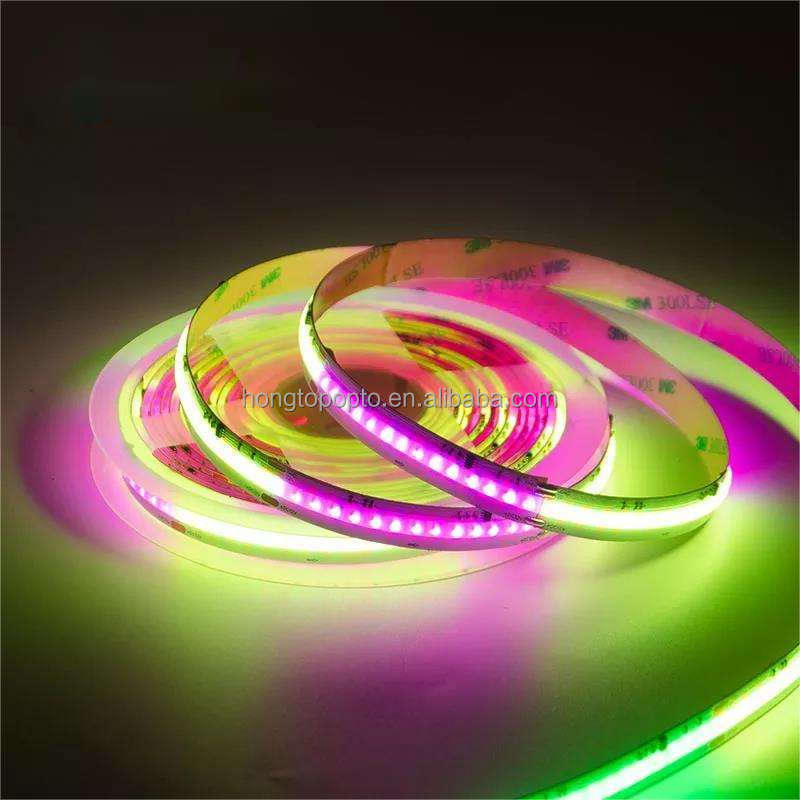 576 Leds / M 10mm 24V Chasing Digital Dream Color RGBW COB LED Strip