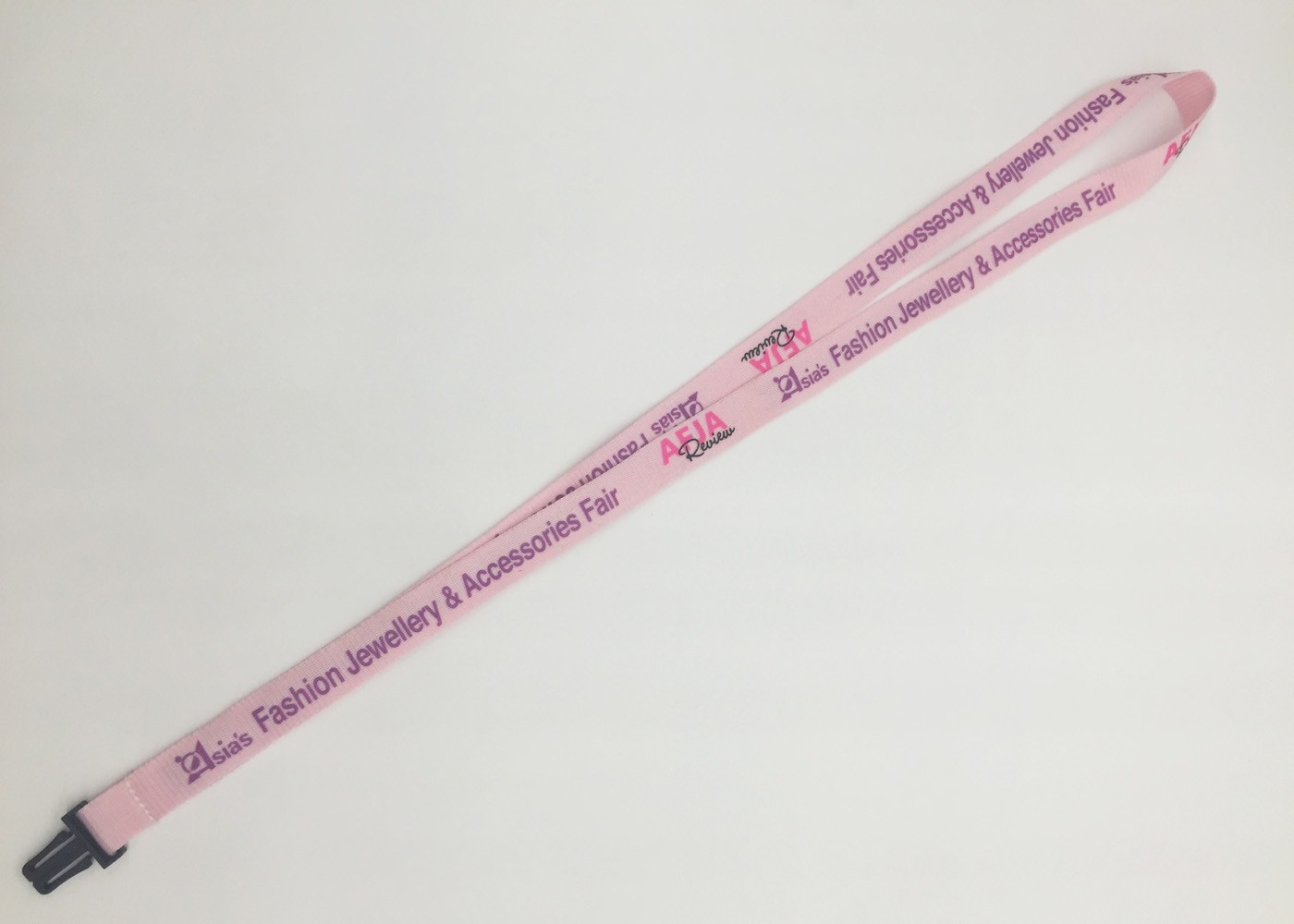 Stylish blue color customized silk-screened lanyards with high quality