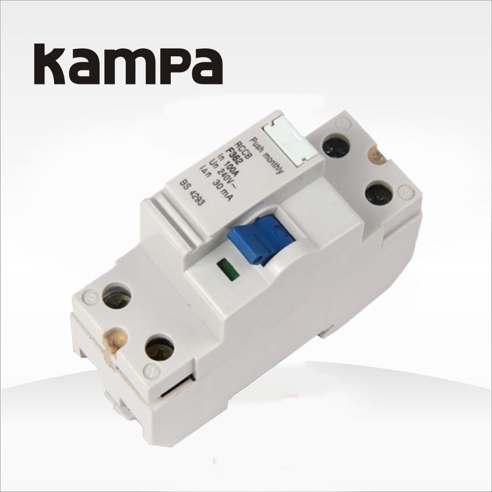 Residual Current Protection Air Circuit Breaker F360 2P/RCCB F362