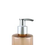 Luxury Aluminum Silver Lotion Pump Matte Plastic Lotion Treatment Cream
