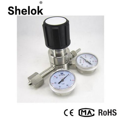 Cheap High pressure two stage 316SS Back regulating valve regulator valve for sale