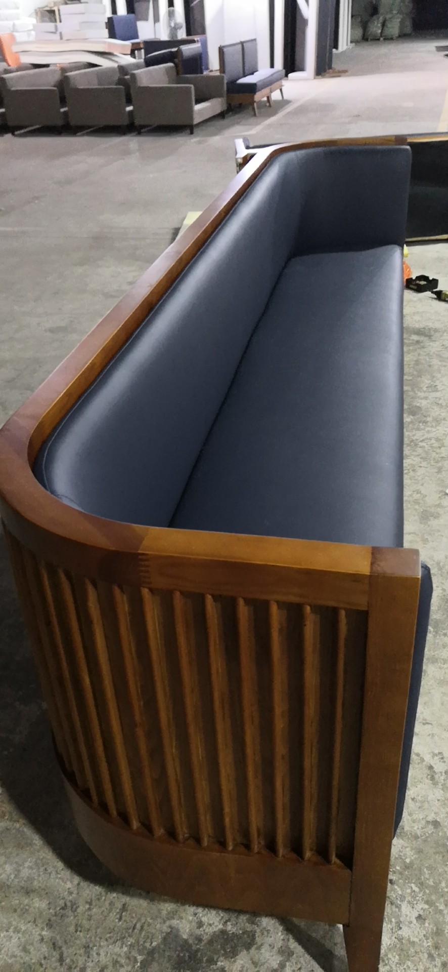 High Quality Couch Sofa, Club Booth Sofa, Restaurant Couch, Lobby Couch, PU Leather Upholstery, High Density Foam