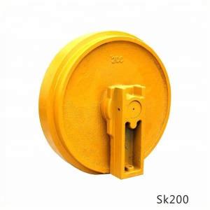 Quality SK200 excavator undercarriage parts front idler wholesale