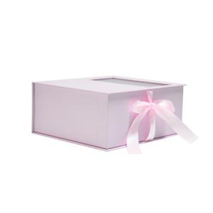 Quality Window Paper Packaging Box Book Shape Box For Wedding Party Gift wholesale
