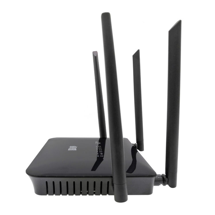 Single Frequency 100M Router Wireless 300mbps 4 Antennas 2.4GHz